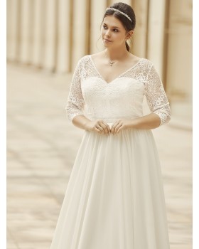 romantic Whose Simplicity Svadobné šaty pre moletky od kvalitných a overených výrobcov až do veľkosti  60.